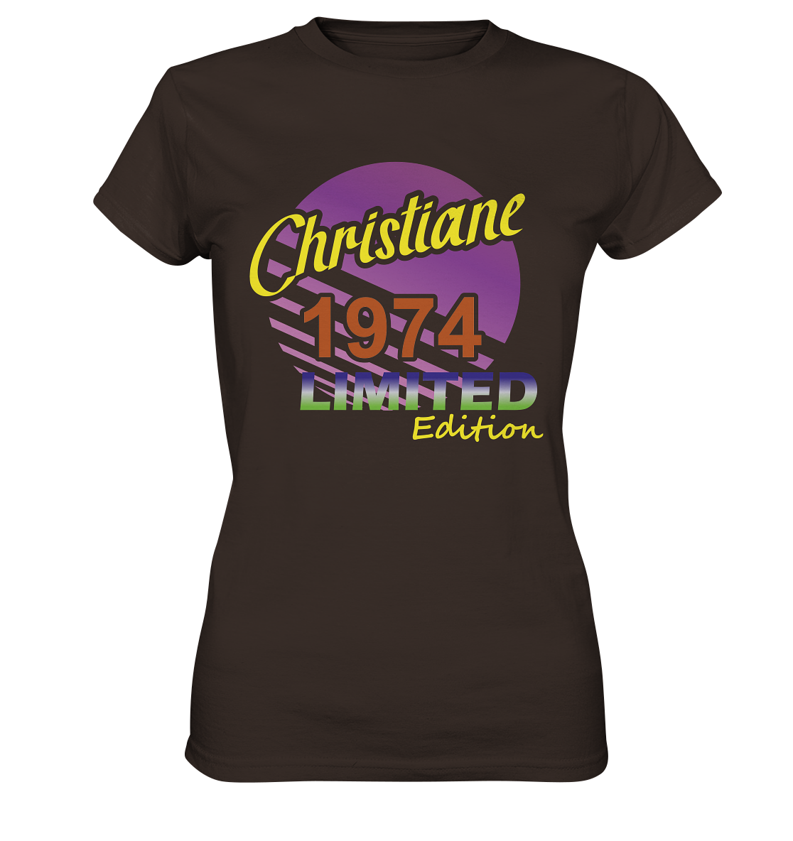 Christiane Limited Edition 1974 Geburtstag Damen - Premium Shirt