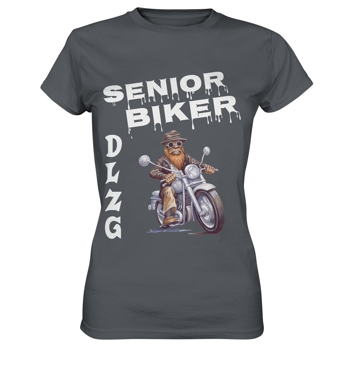 DLzG Opa Biker Fun Motiv 3- Ladies Premium Shirt