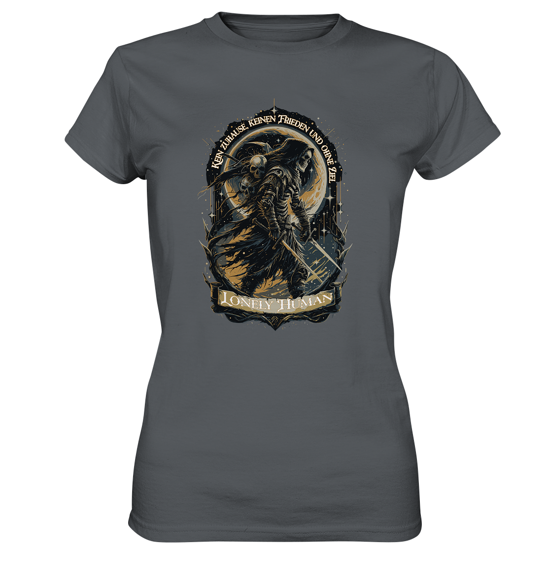 Streetwear Einsamer Mensch Ohne Ziel - Ladies Premium Shirt