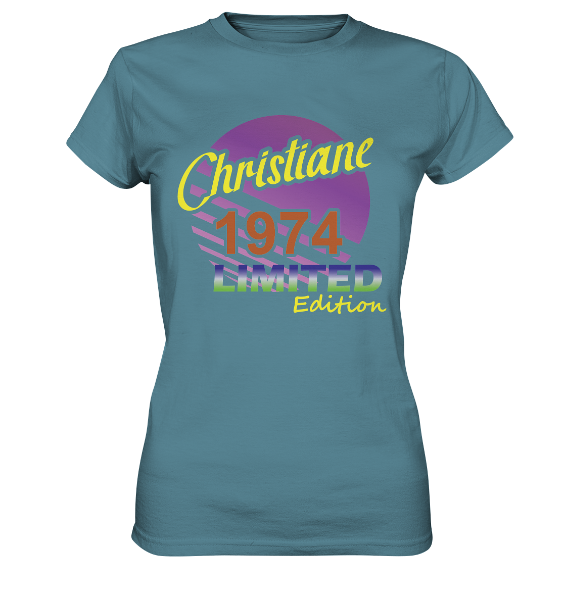 Christiane Limited Edition 1974 Geburtstag Damen - Premium Shirt