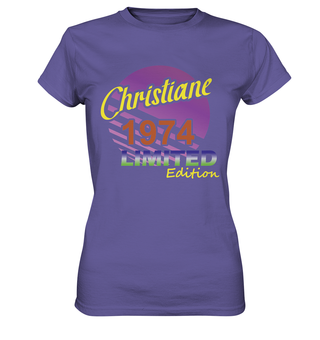 Christiane Limited Edition 1974 Geburtstag Damen - Premium Shirt