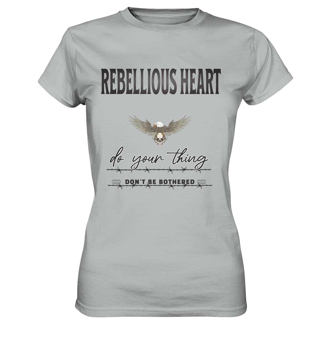 Rebellisches Herz Streetwear - Ladies Premium Shirt