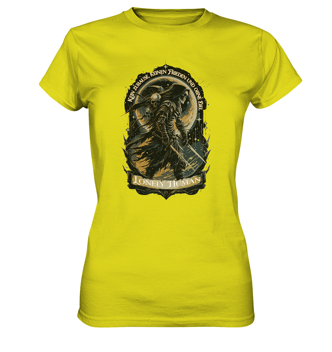 Streetwear Einsamer Mensch Ohne Ziel - Ladies Premium Shirt