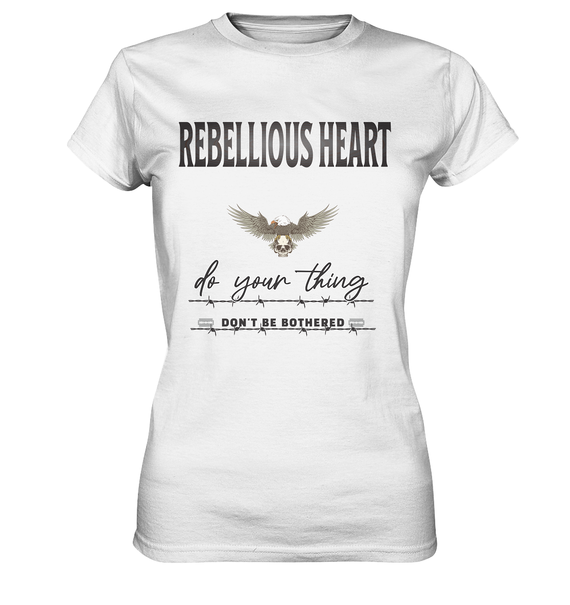 Rebellisches Herz Streetwear - Ladies Premium Shirt