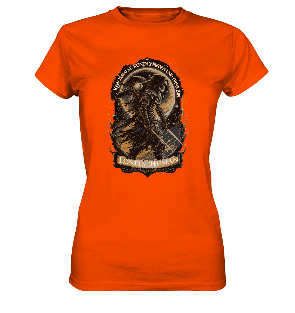 Streetwear Einsamer Mensch Ohne Ziel - Ladies Premium Shirt