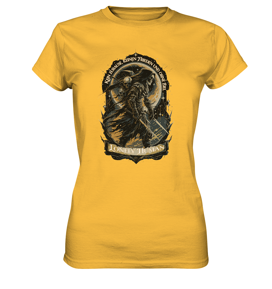 Streetwear Einsamer Mensch Ohne Ziel - Ladies Premium Shirt