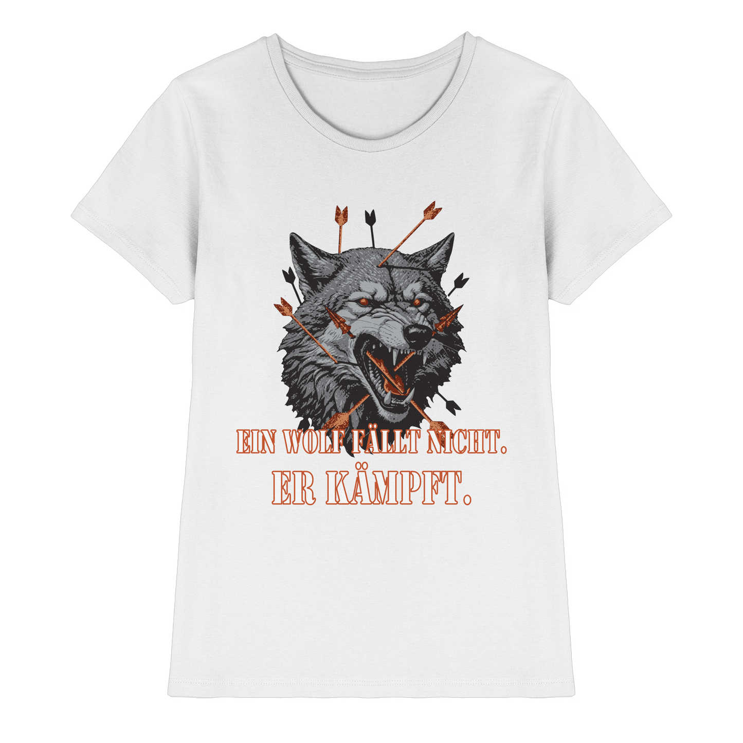 The Unbroken Wolf - Ladies Premium Shirt
