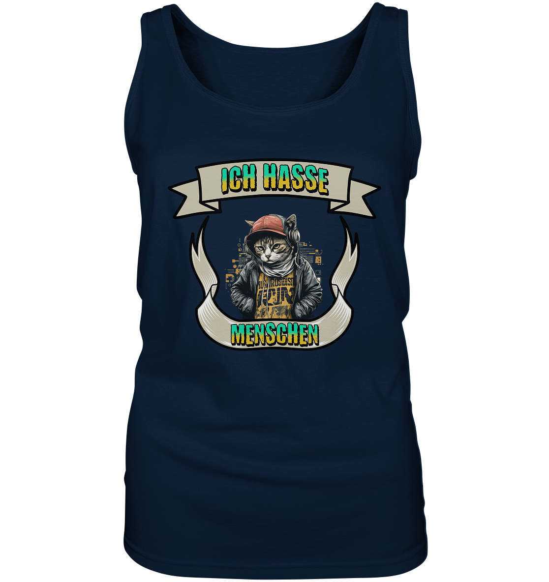 Streetwear- Ich hasse Menschen - Ladies Tank-Top