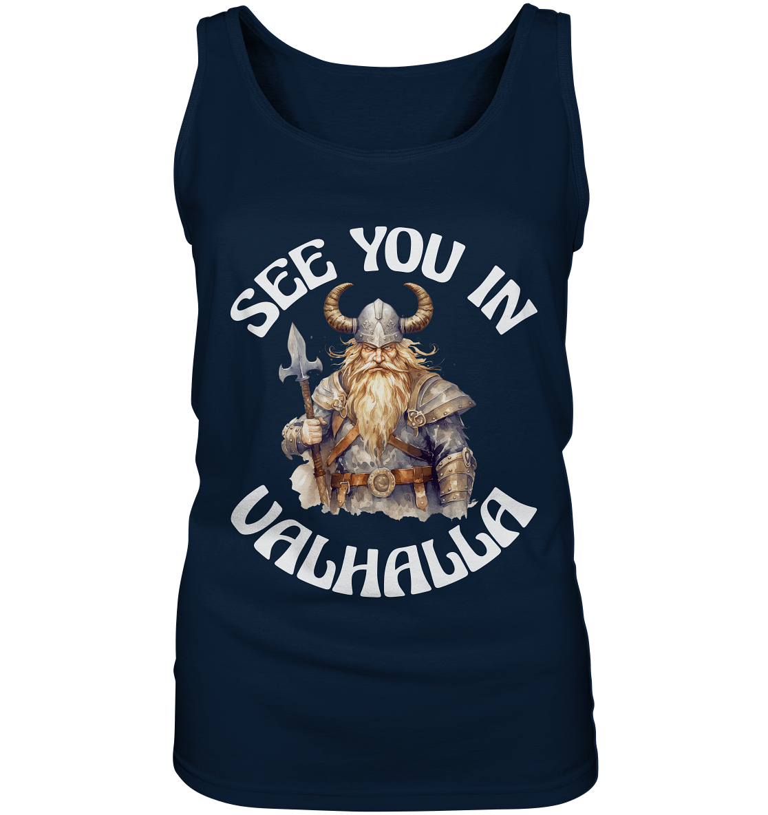 SEE YOU IN VALHALLA NO 4 - STREETWEAR - STATEMENT - Ladies Tank-Top