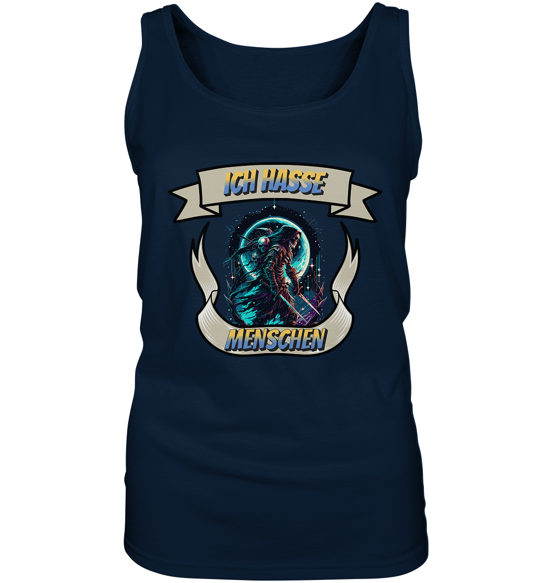 Reaper - Ich hasse Menschen Streetwear - Ladies Tank-Top