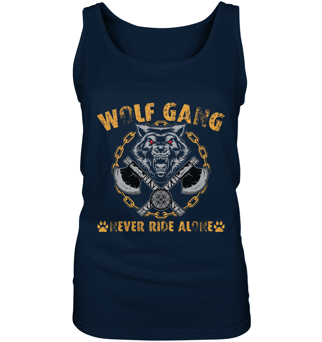 Wolfgang - NEVER RIDE ALONE - Damen Tanktop