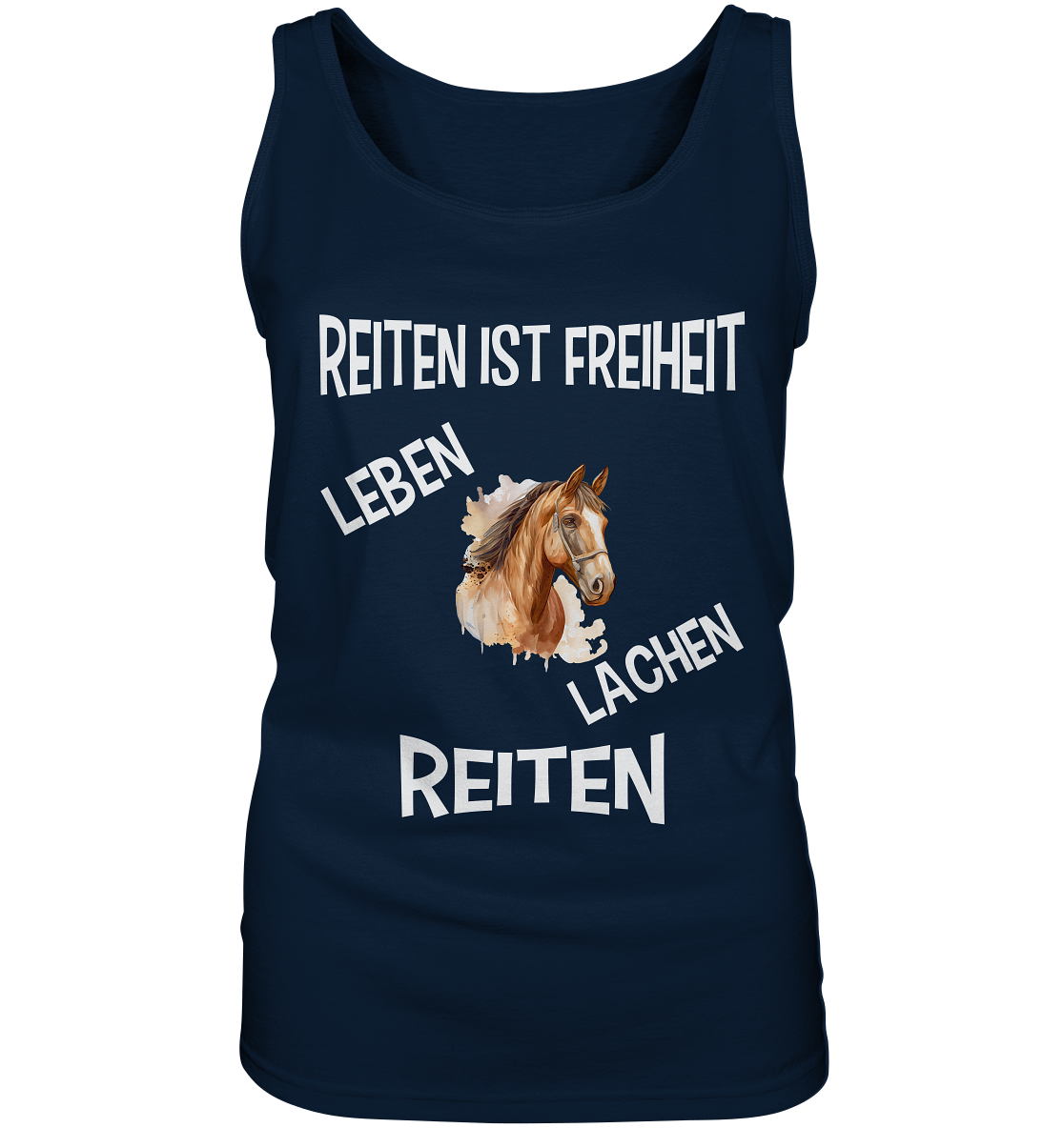 REITEN IST FREIHEIT - STREETWEAR FÜR REITER UND PFERDELIEBHABER - Ladies Tank-Top