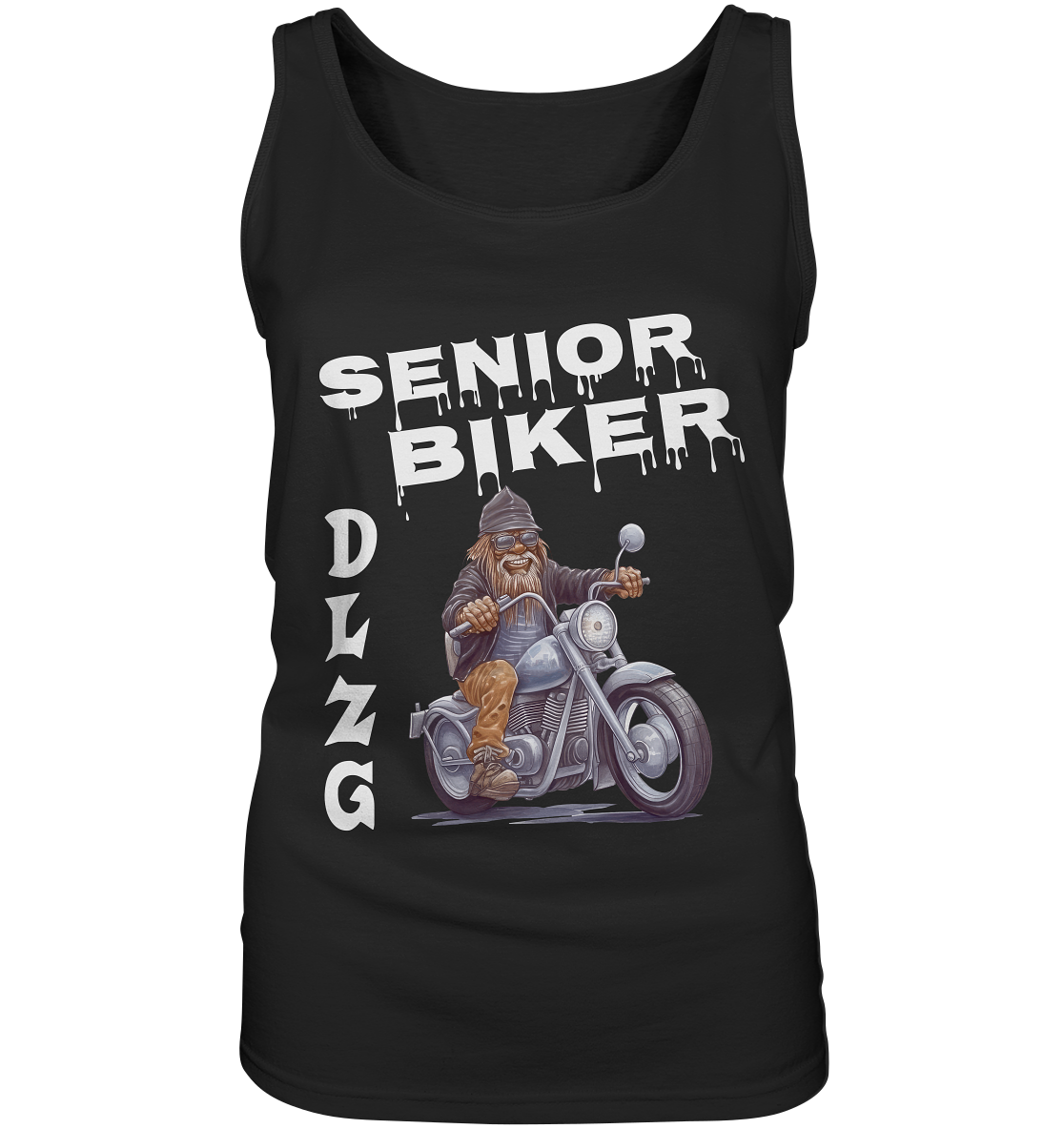 DLzG Opa Biker Fun Motiv 4- Damen Tank-Top