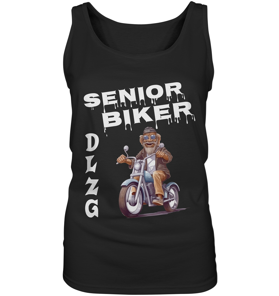 DLzG Opa Biker Fun Motiv 2- Ladies Tank-Top