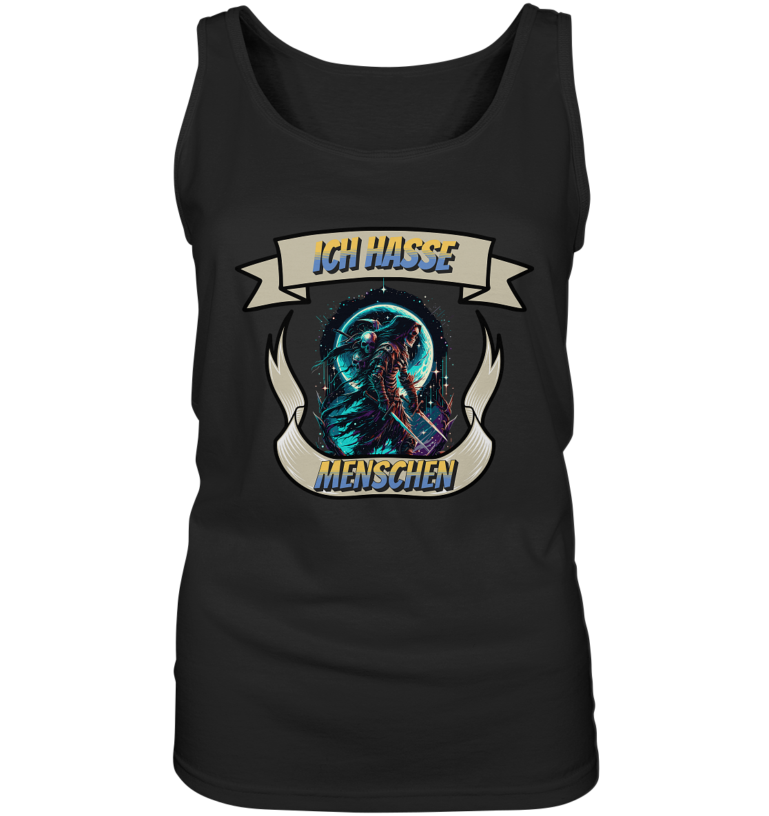 Reaper - Ich hasse Menschen Streetwear - Ladies Tank-Top