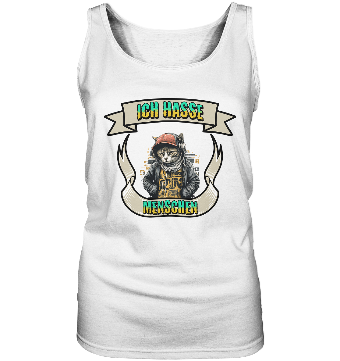 Streetwear- Ich hasse Menschen - Ladies Tank-Top