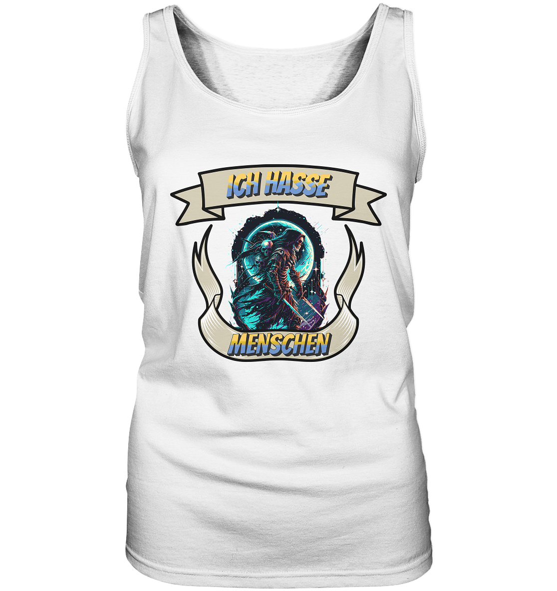 Reaper - Ich hasse Menschen Streetwear - Ladies Tank-Top