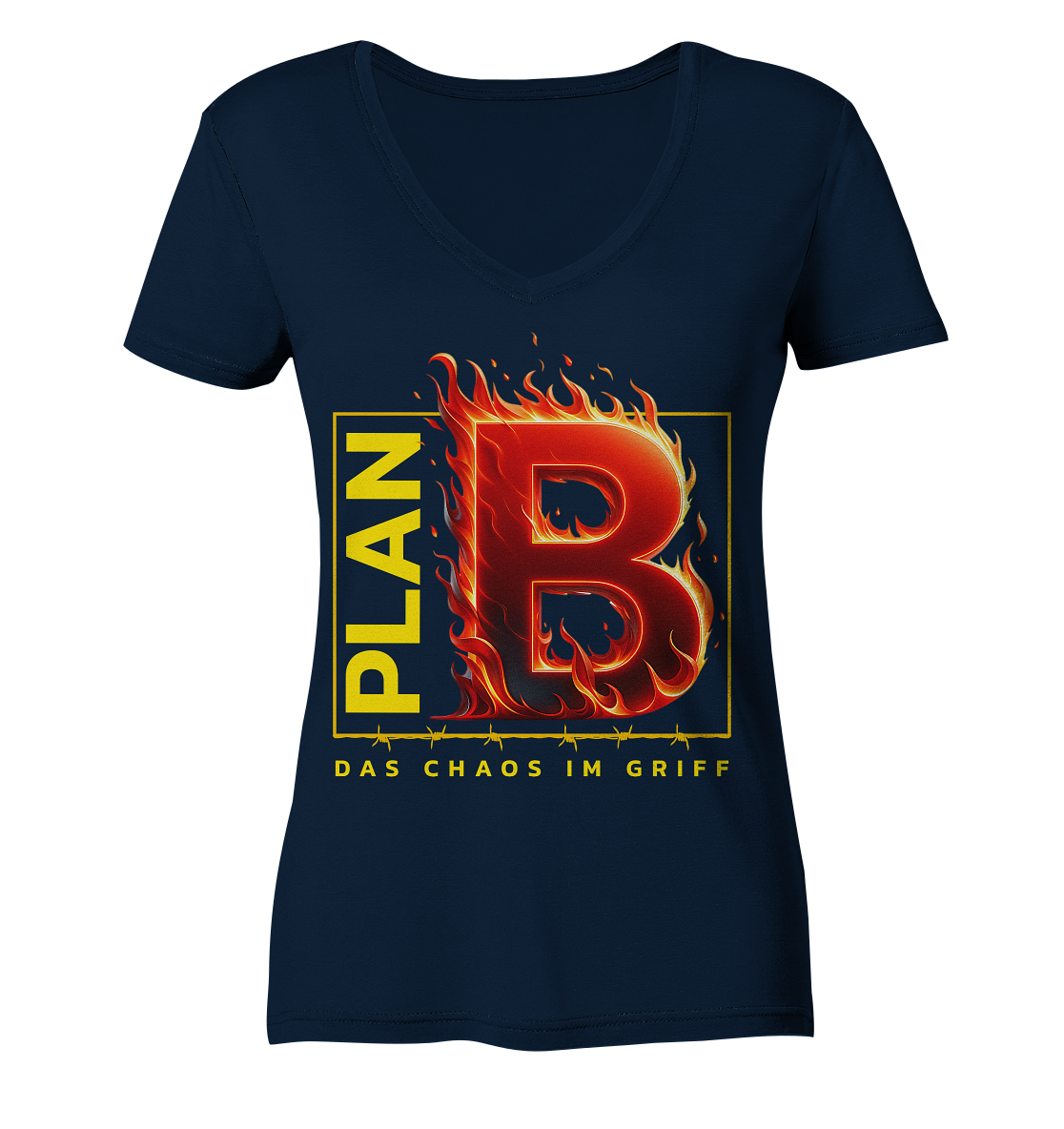 Plan B - Ladies V-Neck Shirt