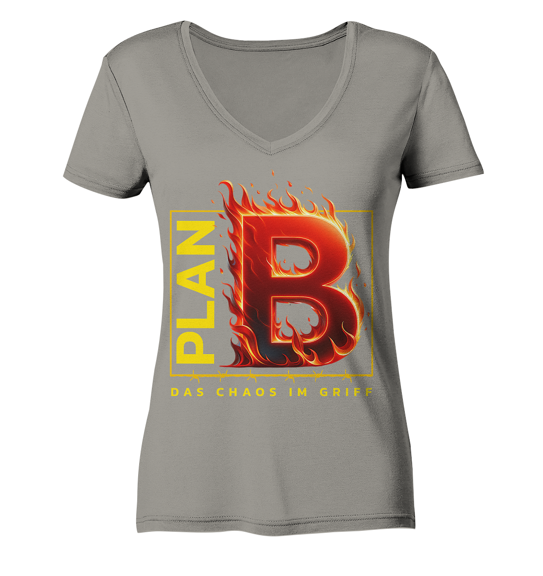 Plan B - Ladies V-Neck Shirt