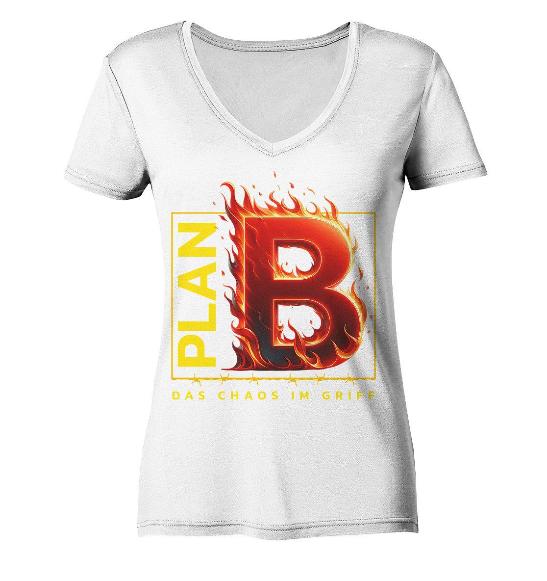Plan B - Ladies V-Neck Shirt