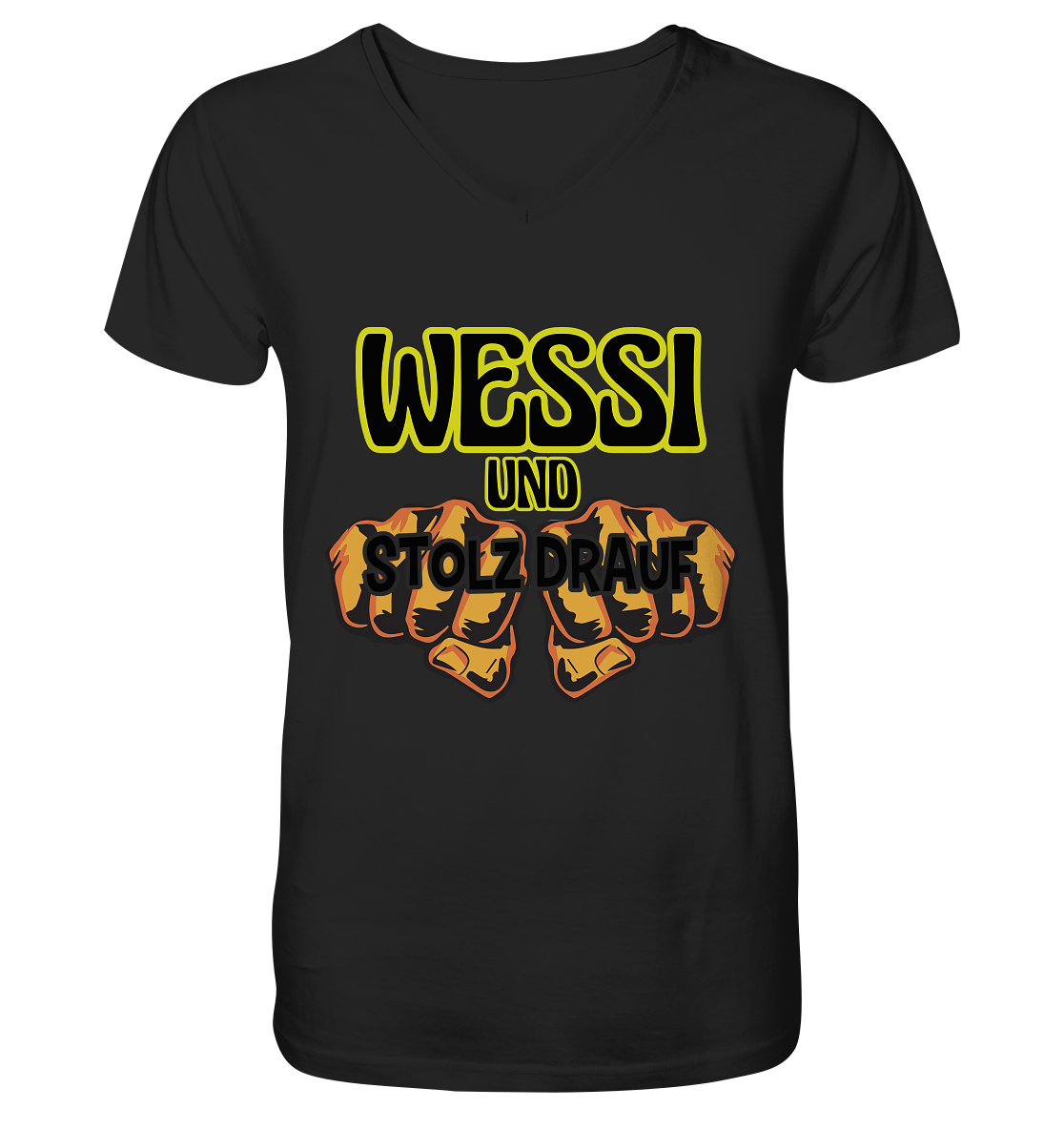 Wessi - Herren Organic V-Neck Shirt
