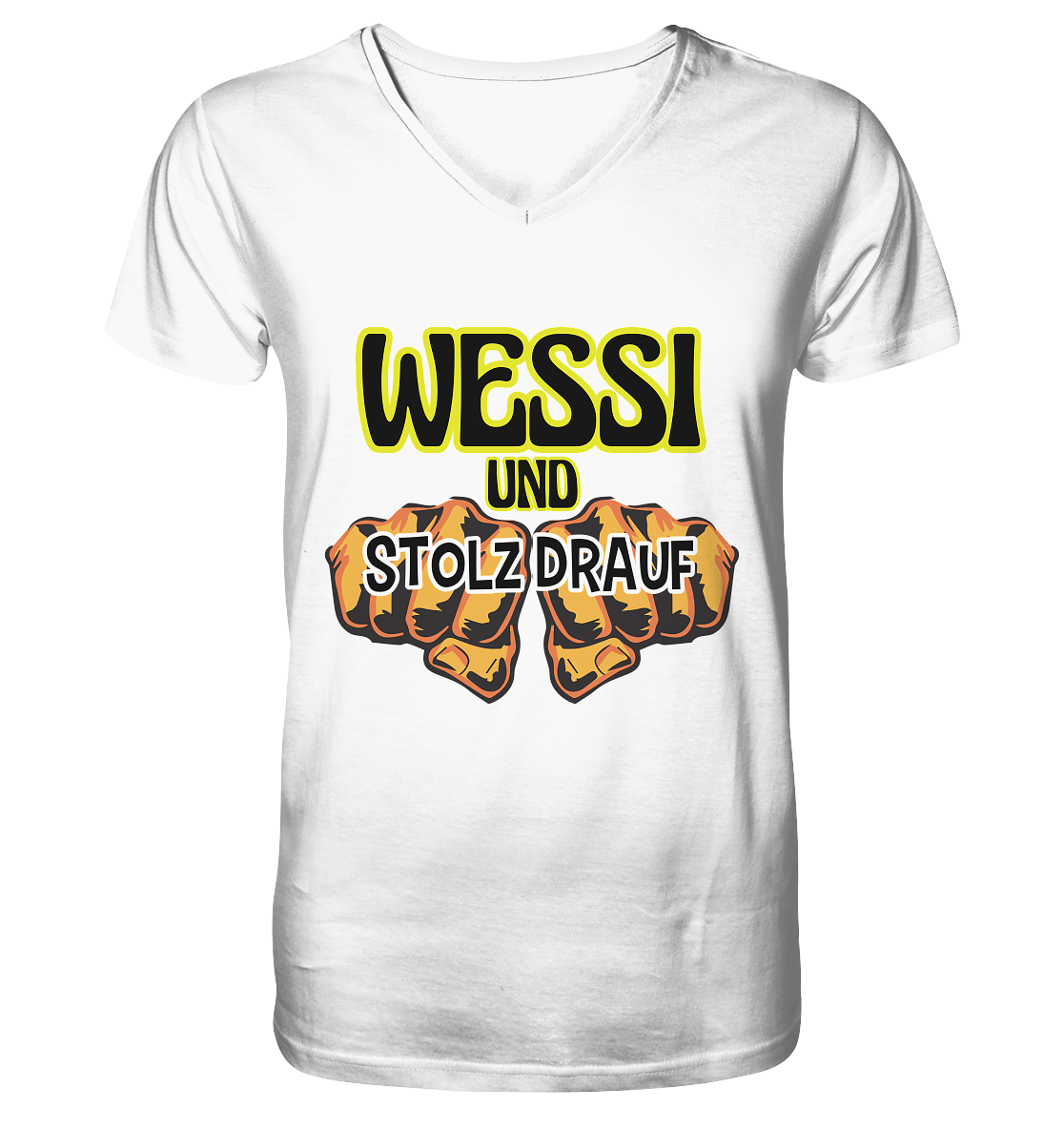 Wessi - Herren Organic V-Neck Shirt