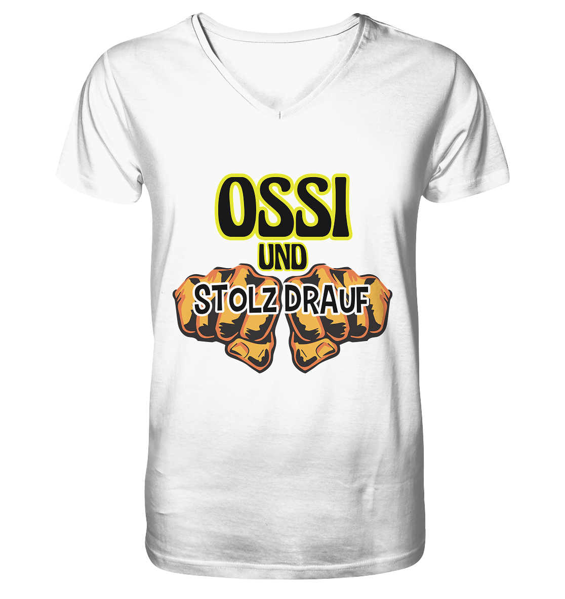 Ossi und stolz drauf - Mens Organic V-Neck Shirt