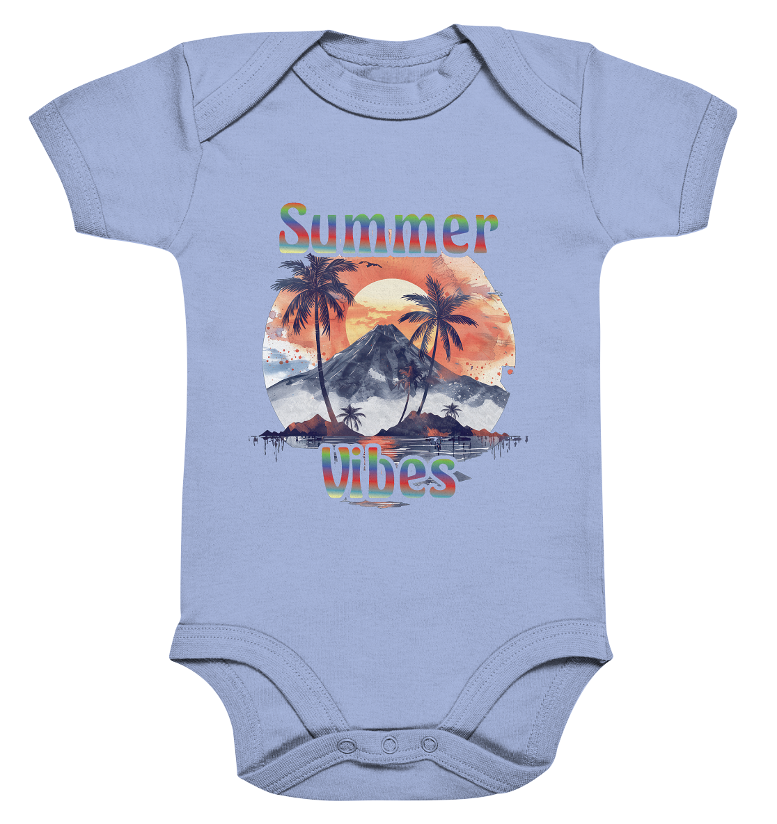 Summer Vibes - Sommer Shirts - Organic Baby Bodysuite