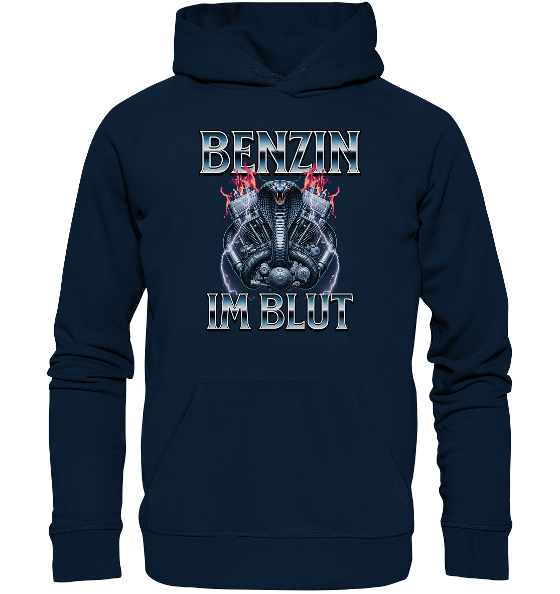 Benzin im Blut - Organic Basic Hoodie