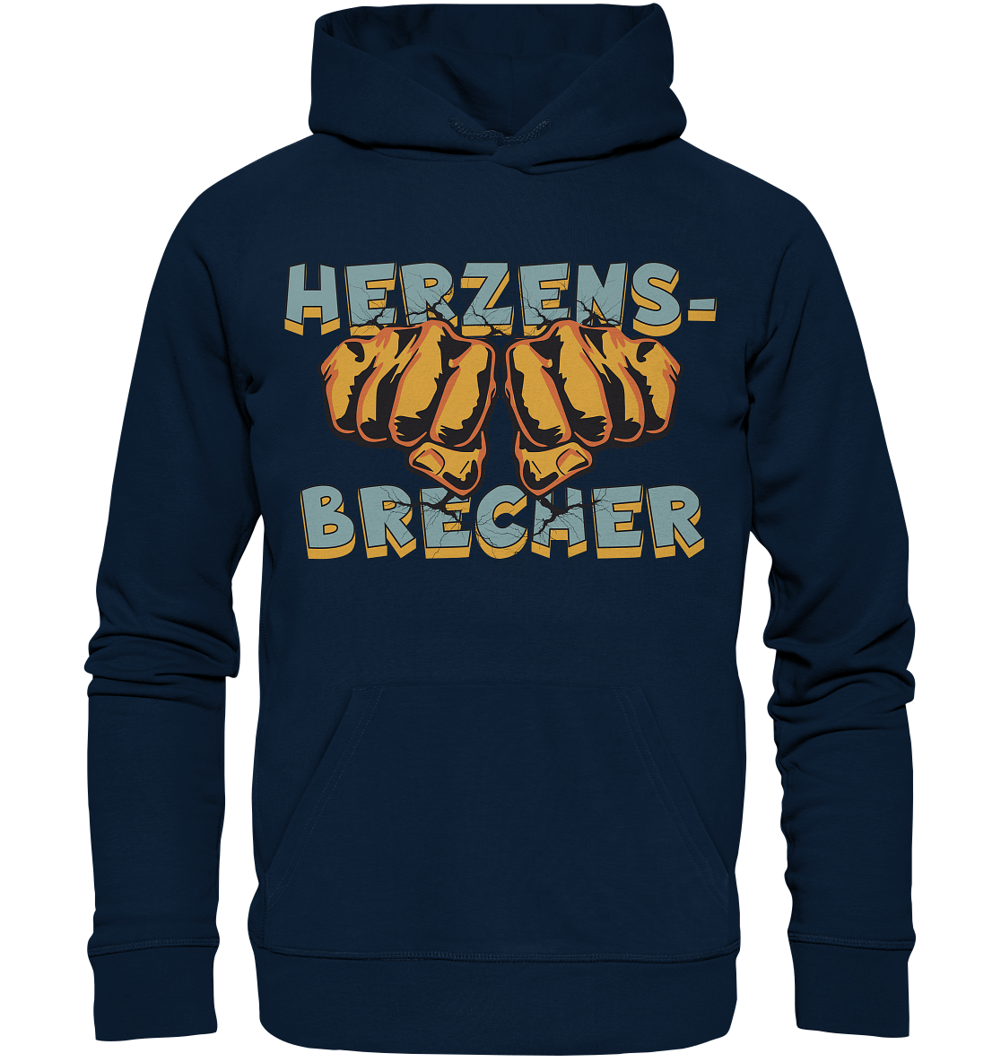 Herzensbrecher - Statement - Organic Basic Hoodie
