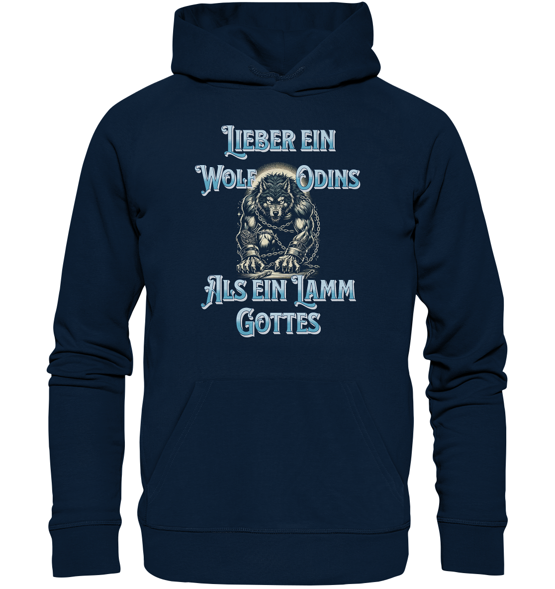 Odins Wolf | Oberteile - Organic Basic Hoodie