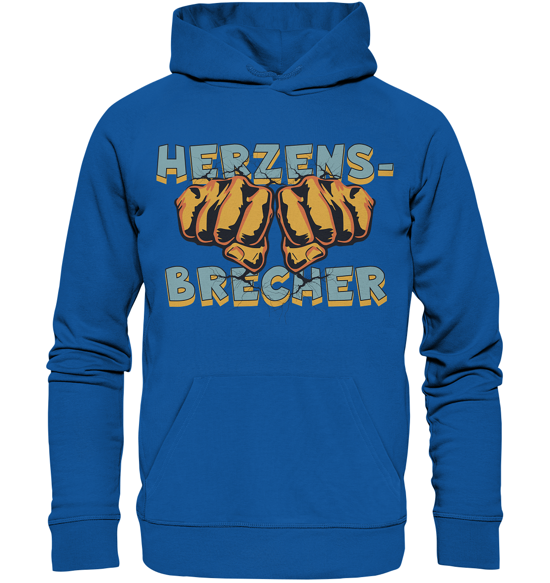 Herzensbrecher - Statement - Organic Basic Hoodie