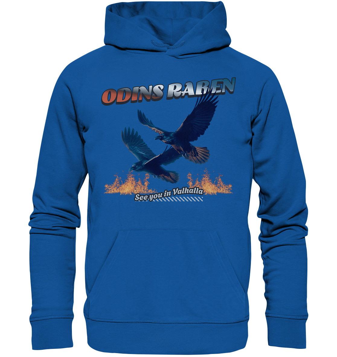 Valhalla Odins Raben - Organic Basic Hoodie