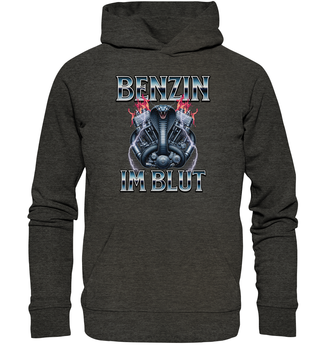 Benzin im Blut - Organic Basic Hoodie