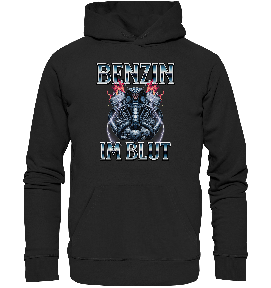 Benzin im Blut - Organic Basic Hoodie