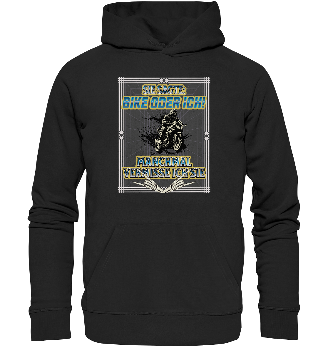 Manchmal vermisse ich sie - Streetwear 1 - Organic Basic Hoodie