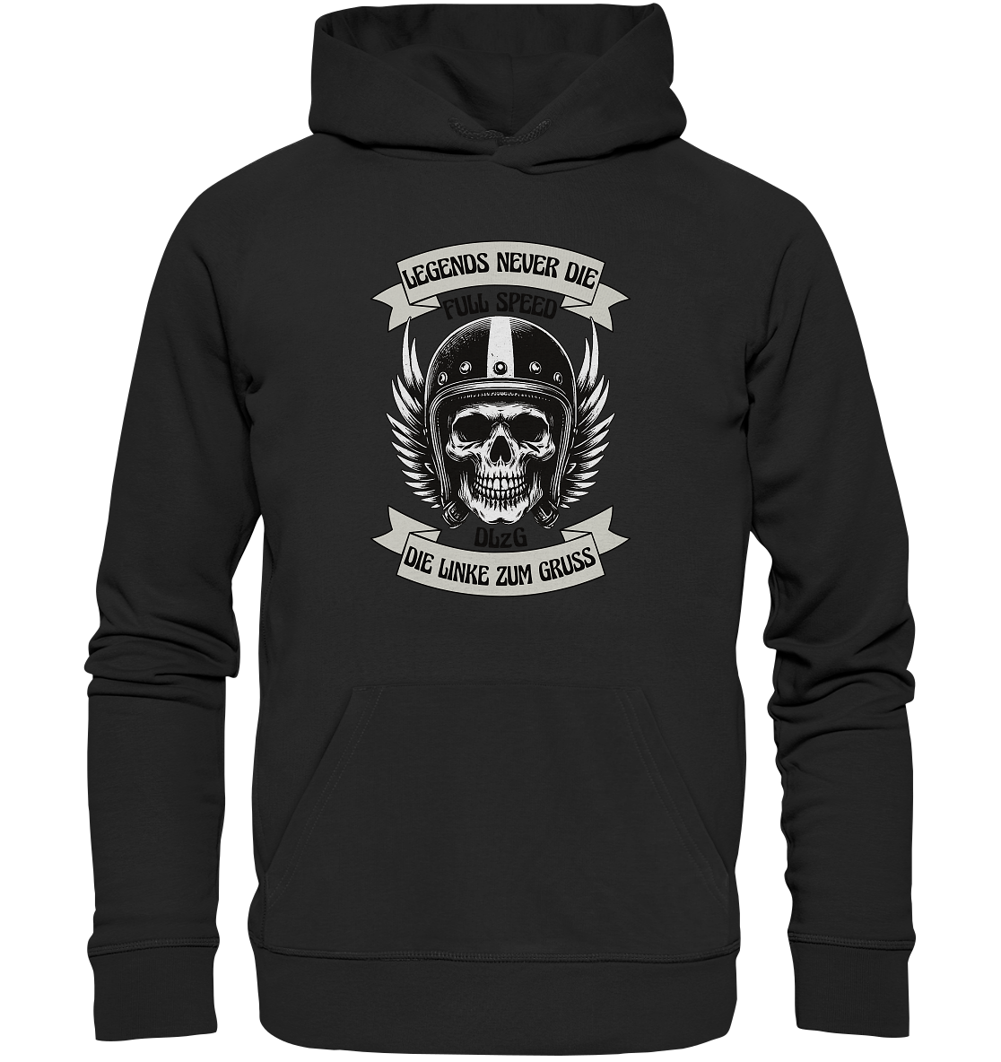 DLzG - Die Linke zum Gruss - Organic Basic Hoodie