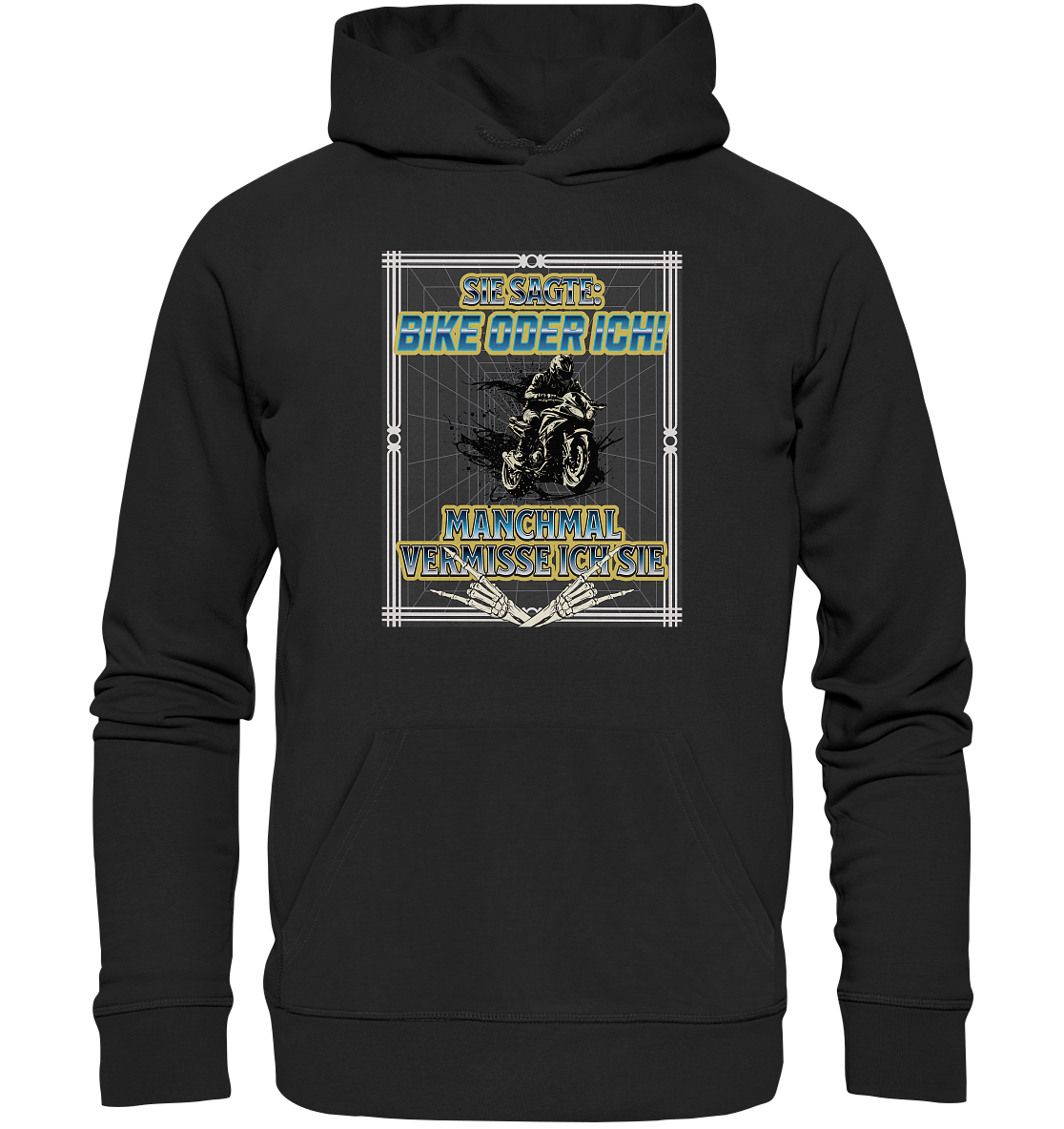 Manchmal vermisse ich sie - Statement 1 - Organic Basic Hoodie