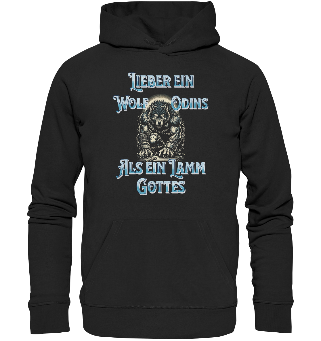 Odins Wolf | Oberteile - Organic Basic Hoodie