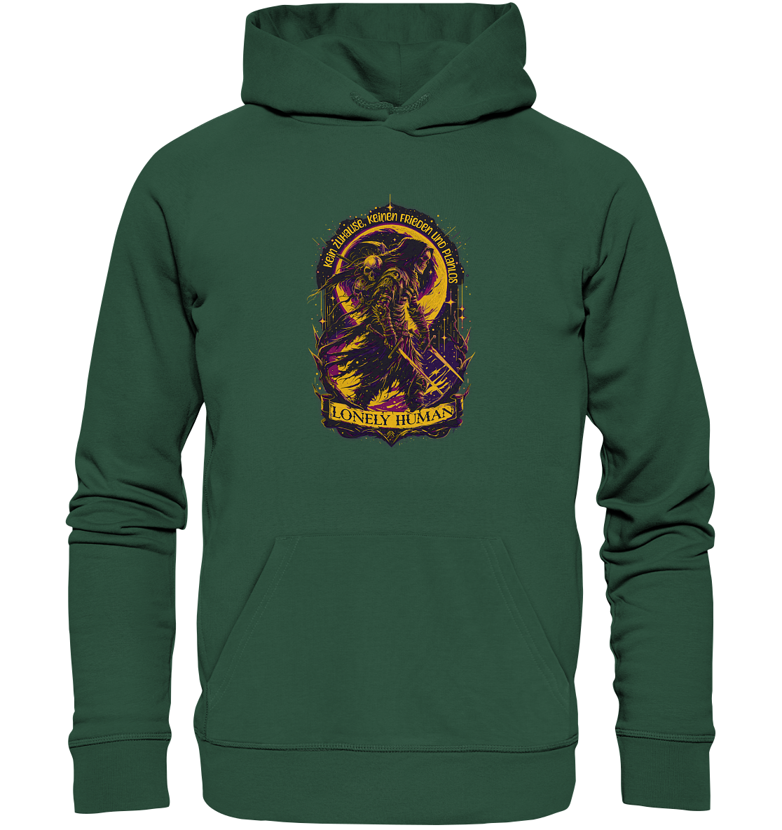 Streetwear Einsamer Mensch - Organic Basic Hoodie