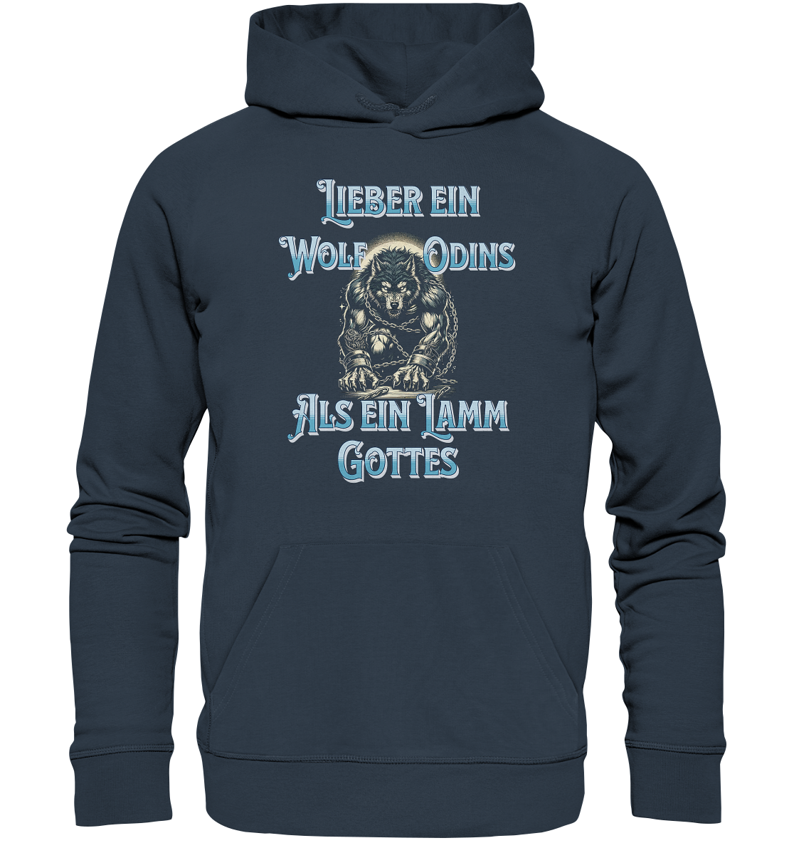 Odins Wolf | Oberteile - Organic Basic Hoodie