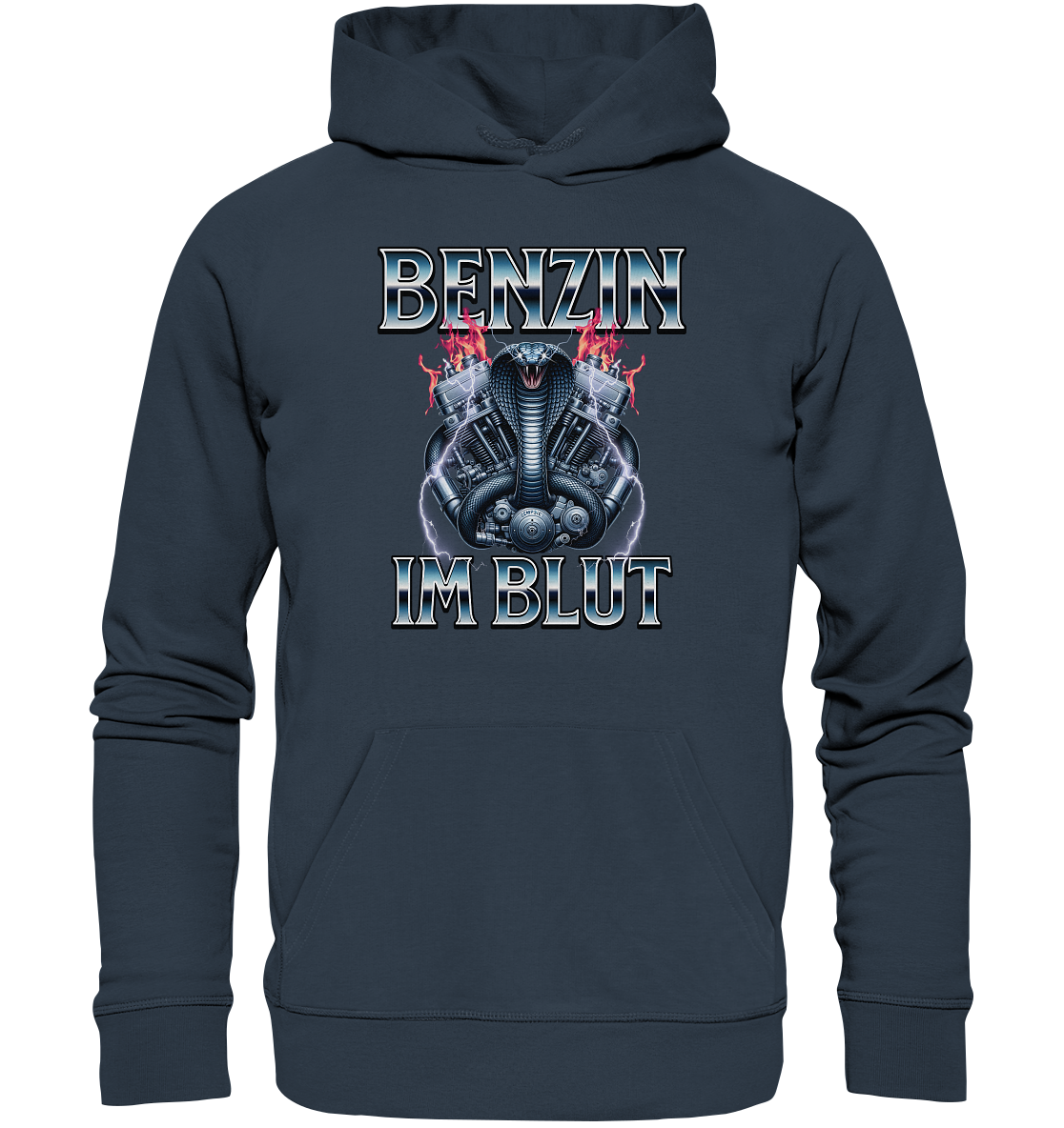 Benzin im Blut - Organic Basic Hoodie