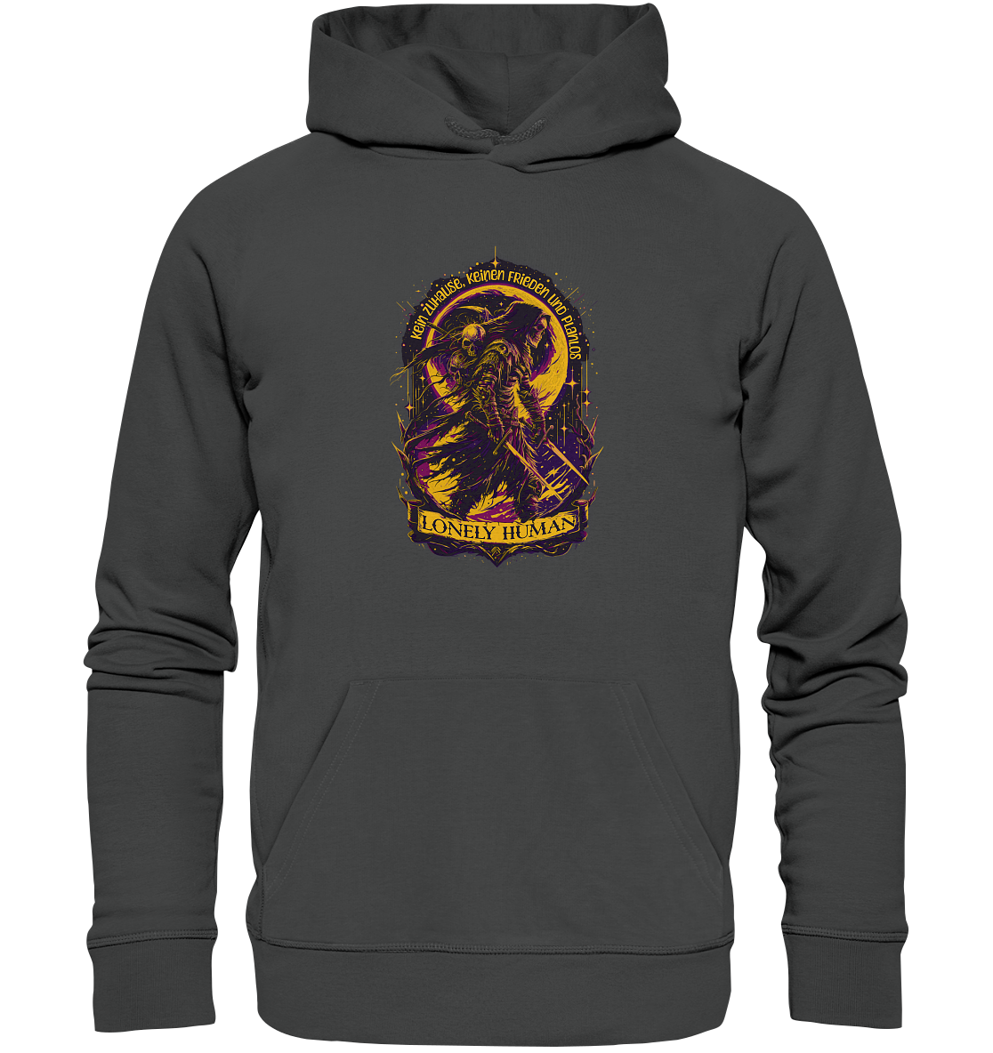 Streetwear Einsamer Mensch - Organic Basic Hoodie