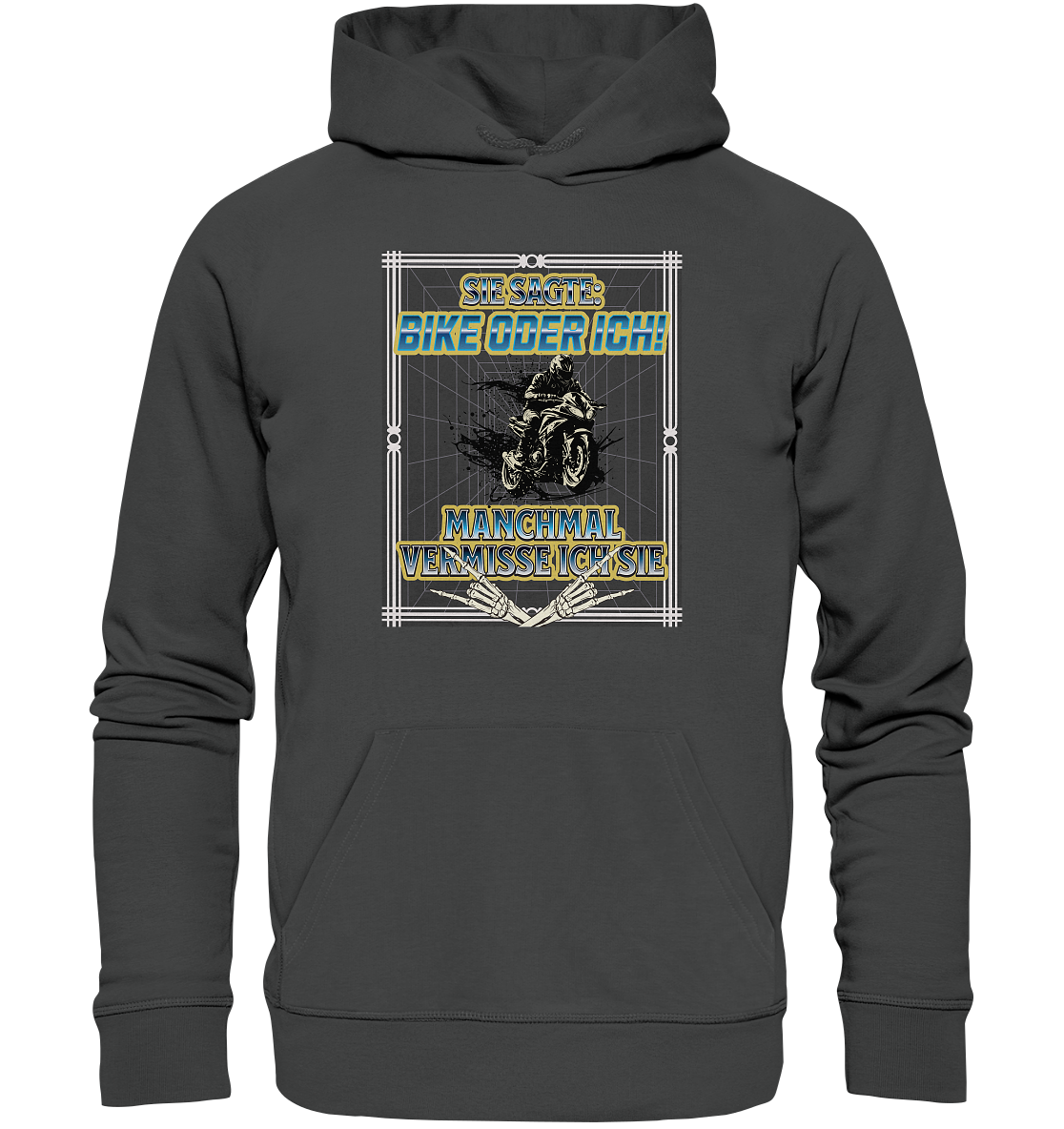 Manchmal vermisse ich sie - Statement 1 - Organic Basic Hoodie