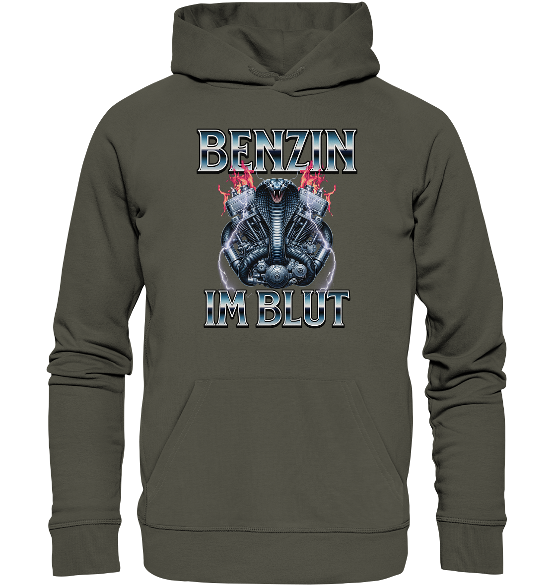 Benzin im Blut - Organic Basic Hoodie