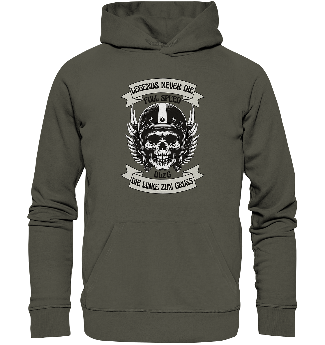 DLzG - Die Linke zum Gruss - Organic Basic Hoodie