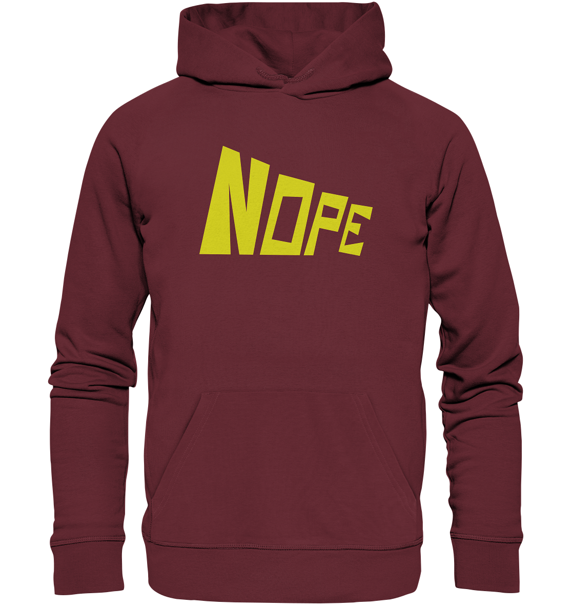 NOPE NO 2 - Organic Basic Hoodie