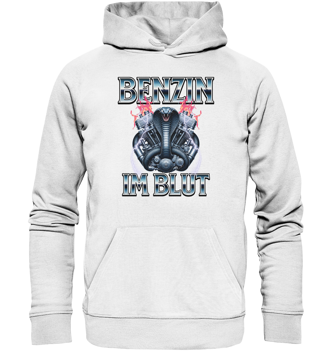 Benzin im Blut - Organic Basic Hoodie