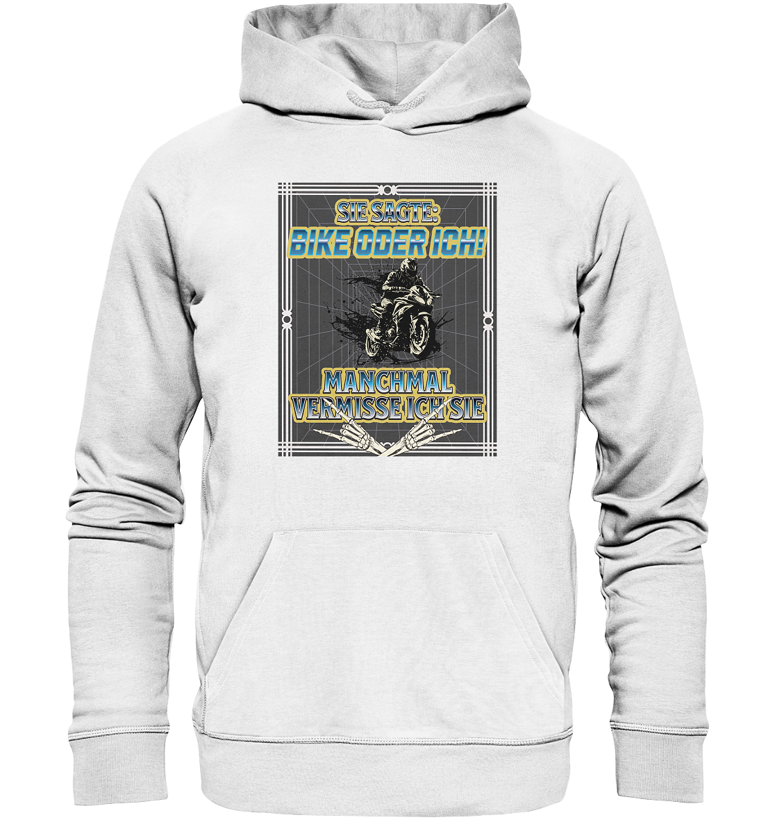 Manchmal vermisse ich sie - Statement 1 - Organic Basic Hoodie