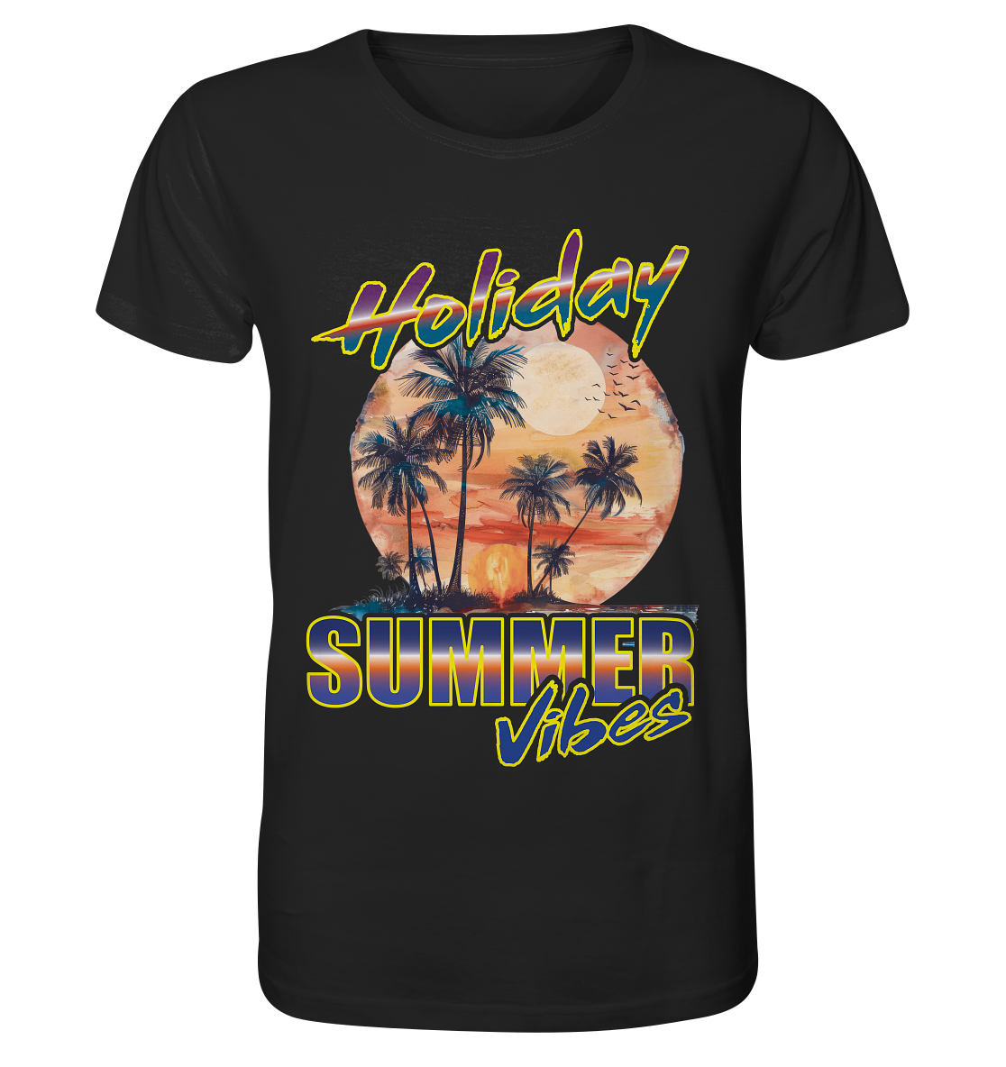 Urlaubs Shirt Holiday Summer Vibes - Organic Basic Shirt